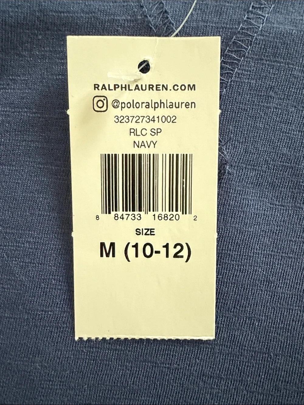 BNWT Polo by Ralph Lauren Boys size M 10-12 Navy hoodie